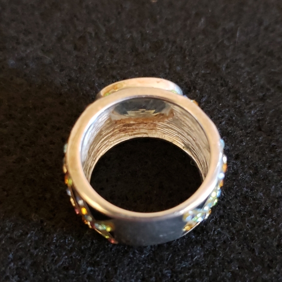 Sterling 925 silver and aquamarine ring - Picture 6 of 6